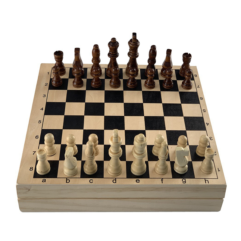 Foldable Custom Wood Chess Games 