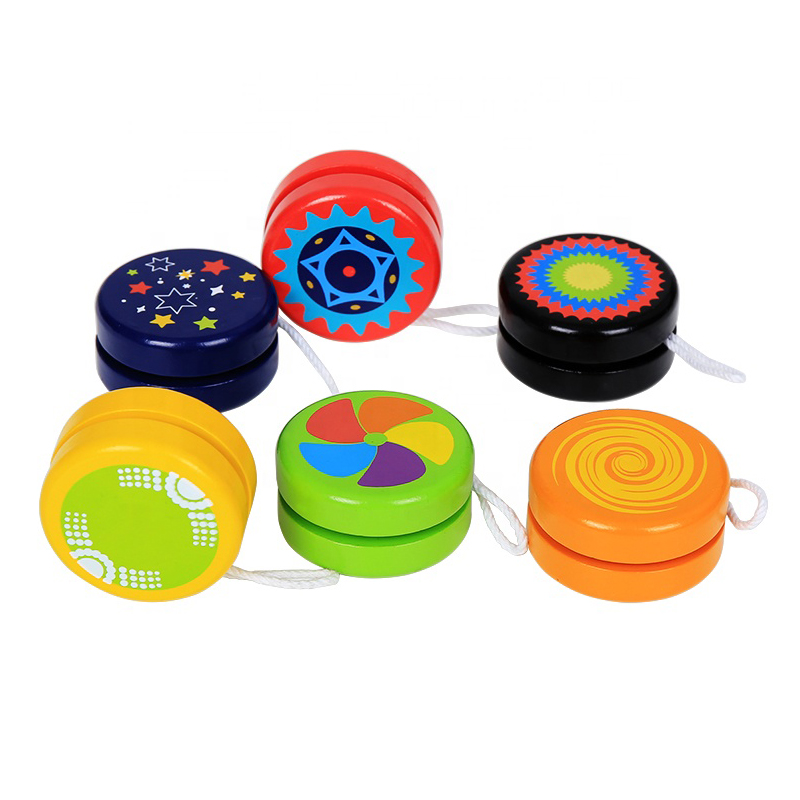 Colorful Wooden Yoyo Toy