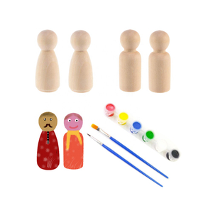 Diy Wooden Peg Dolls Toys 