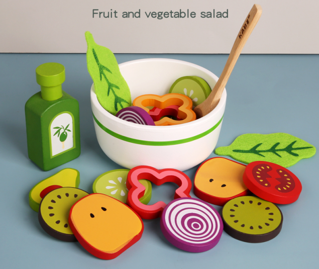 Wooden Fruit Vegetables Educational Toys