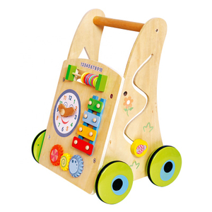 Educational Wooden Baby Walker Toy
