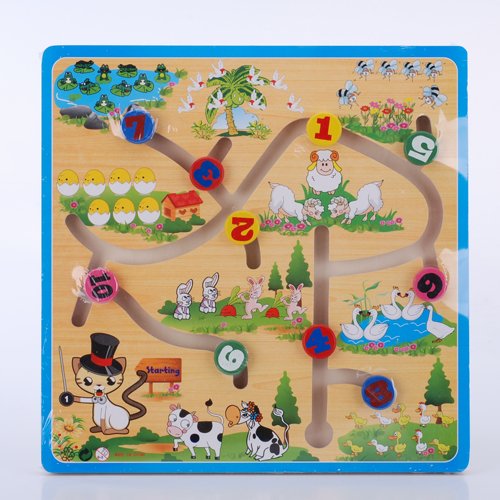 Wooden Kids Toys-Magnetic Puzzle Toys