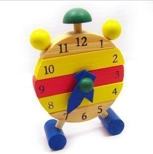Kids Wooden Clock Toys