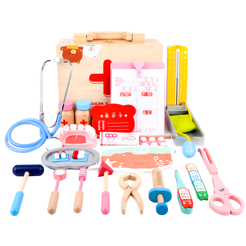 pretend play baby doll doctor set toy