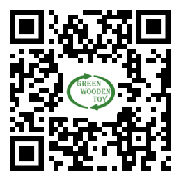 green wooden toys