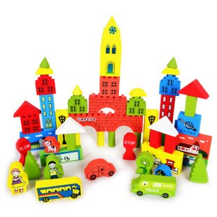 Wooden Block Sets, Wooden Educational Toys