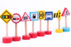 Wooden Road Traffic Signs Toy 