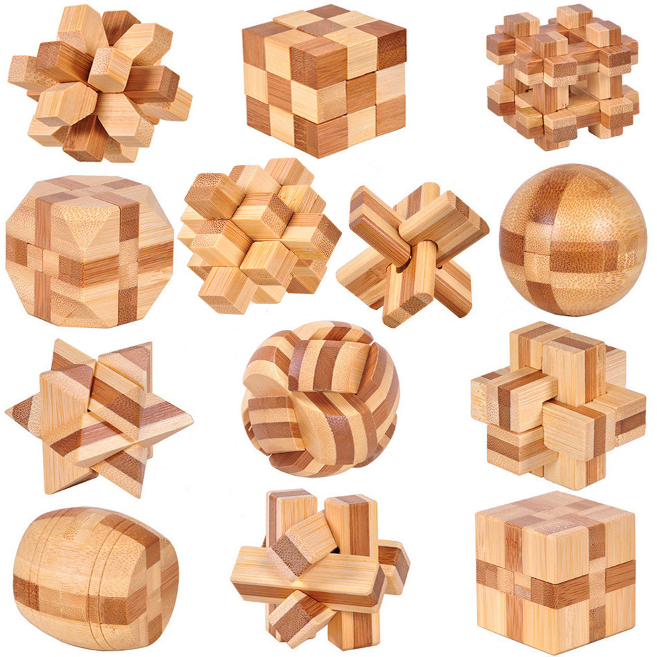  Bamboo Ludo Board Chesses Game Toys
