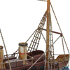 American Mediterranean Style Metal Sailing Ship Model