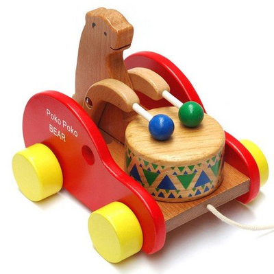 2014 Wooden Animal Car Toys