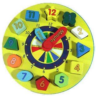 Wooden Clock Toys, Wooden Educational Toys