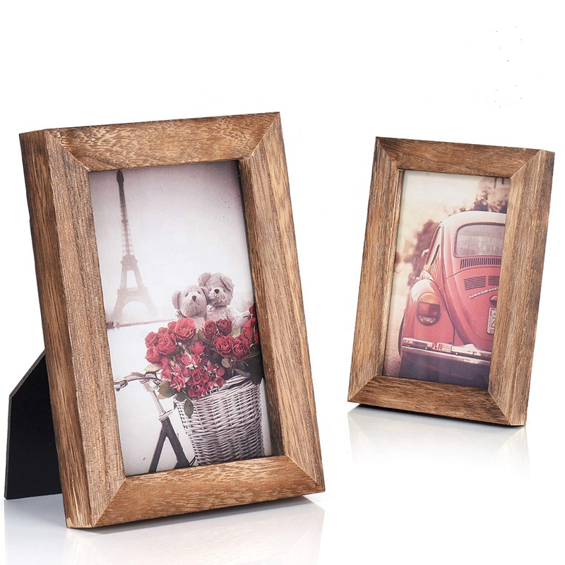 Rustic Desktop Wooden Photo Frame 