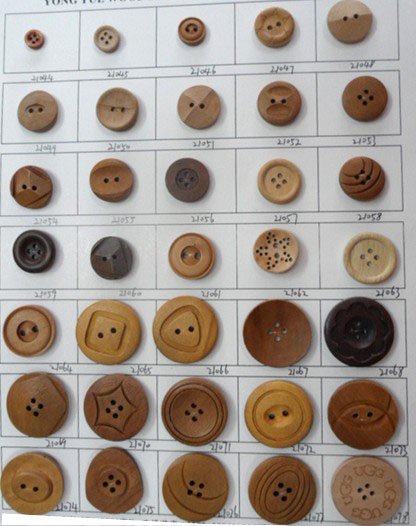 Wooden Button, Craft Wooden Button