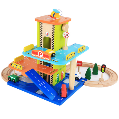 wooden flexible highway track Toys