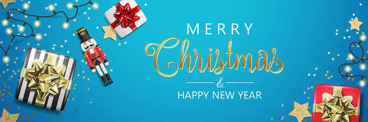 christmas-background-banner-realistic-with-gift-boxes-sparkling-vector-id1180511244